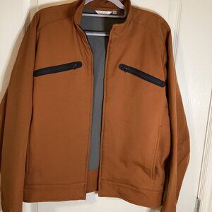 Blurr Men's Casual Brown Outerwear Jacket Size M  Pockets Regular Fit